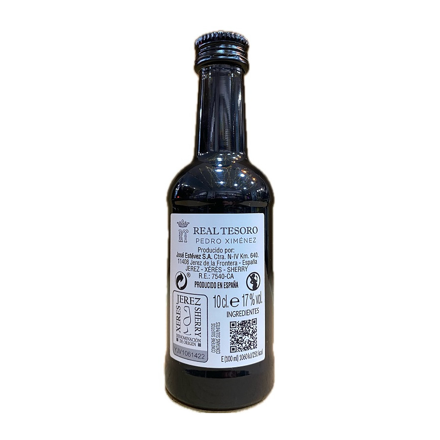 MINI BOTELLA 100 ml. PEDRO XIMENEZ REAL TESORO