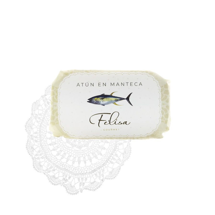 ATÚN EN MANTECA LATA 125 gr. FELISA GOURMET BARBATE