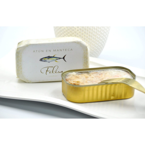 ATÚN EN MANTECA LATA 125 gr. FELISA GOURMET BARBATE