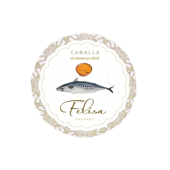 CABALLA EN MANTECA COLORÁ LATA 265gr. FELISA GOURMET BARBATE
