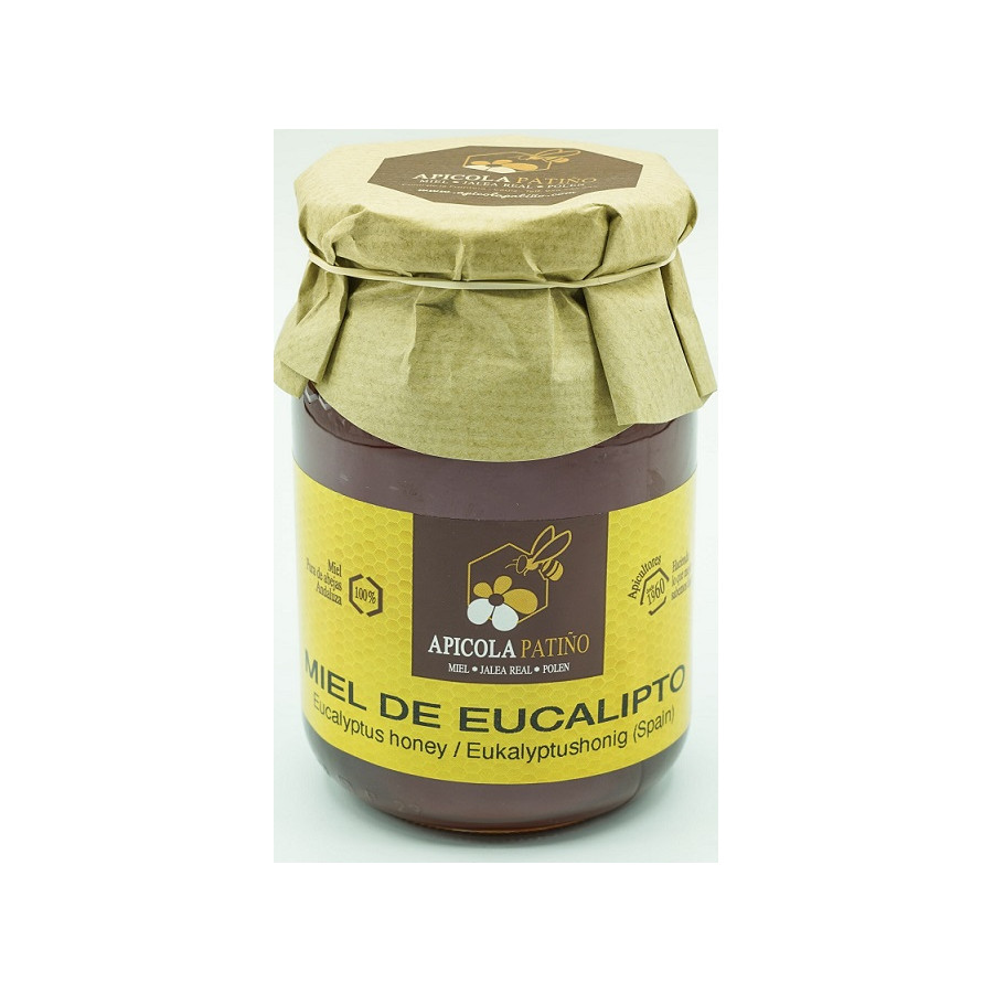 MIEL DE EUCALIPTO TARRO 500 gr. APICOLA PATIÑO CONIL CÁDIZ