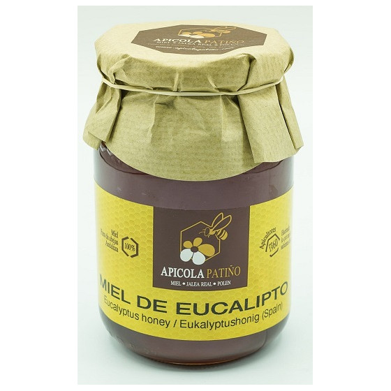 MIEL DE EUCALIPTO TARRO 500 gr. APICOLA PATIÑO CONIL CÁDIZ