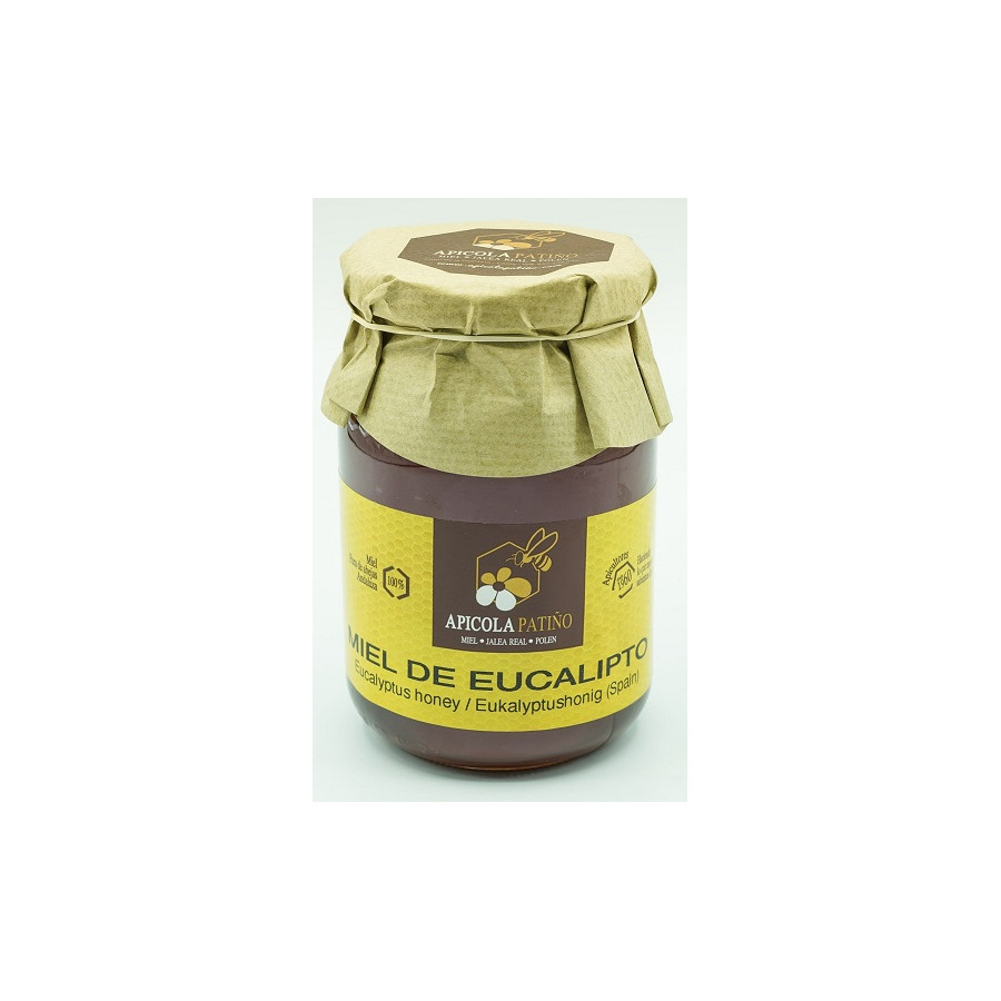 MIEL DE EUCALIPTO TARRO 500 gr. APICOLA PATIÑO CONIL CÁDIZ