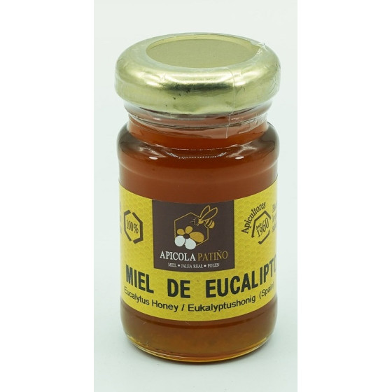 MIEL DE EUCALIPTO TARRO 80 gr. APICOLA PATIÑO CONIL CÁDIZ