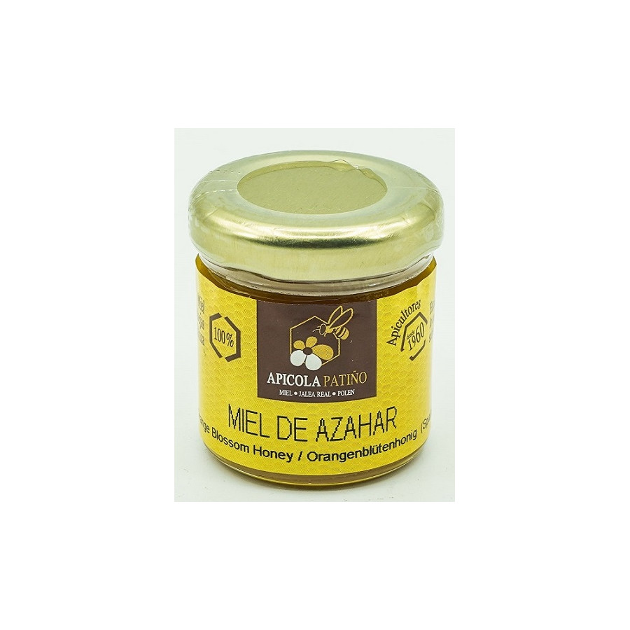 MIEL DE AZAHAR TARRO 60 gr APICOLA PATIÑO CONIL CÁDIZ