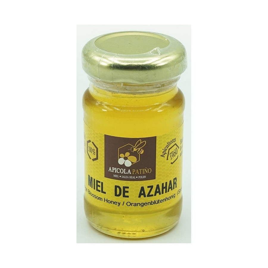 MIEL DE AZAHAR TARRO 80 gr APICOLA PATIÑO CONIL CÁDIZ