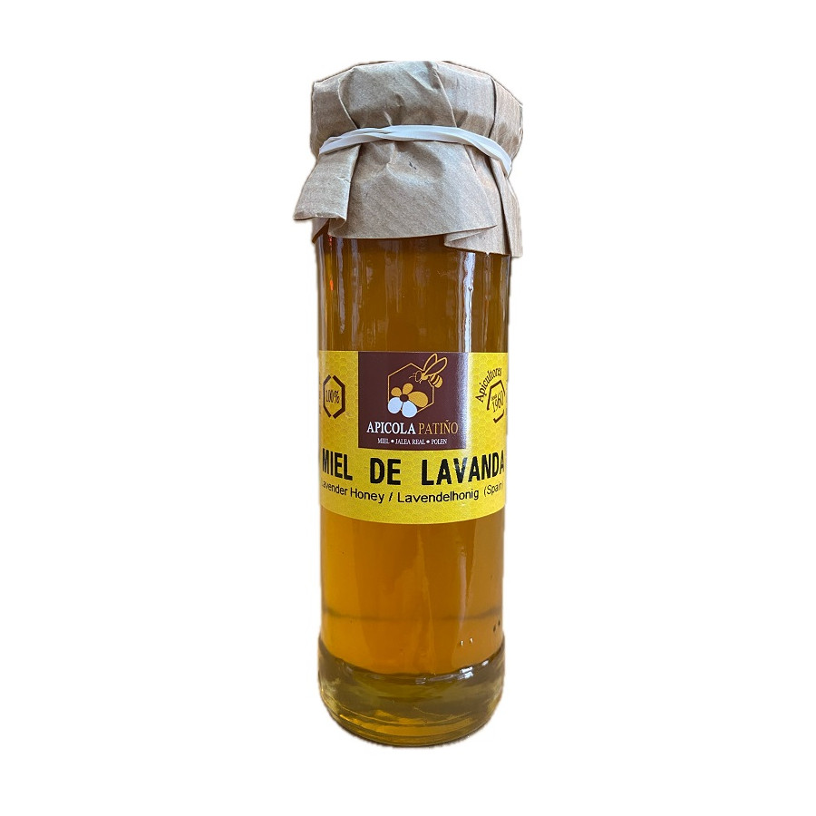 MIEL DE LAVANDA APÍCOLA PATIÑO 150 G – TARRO ARTESANAL DE CONIL (CÁDIZ