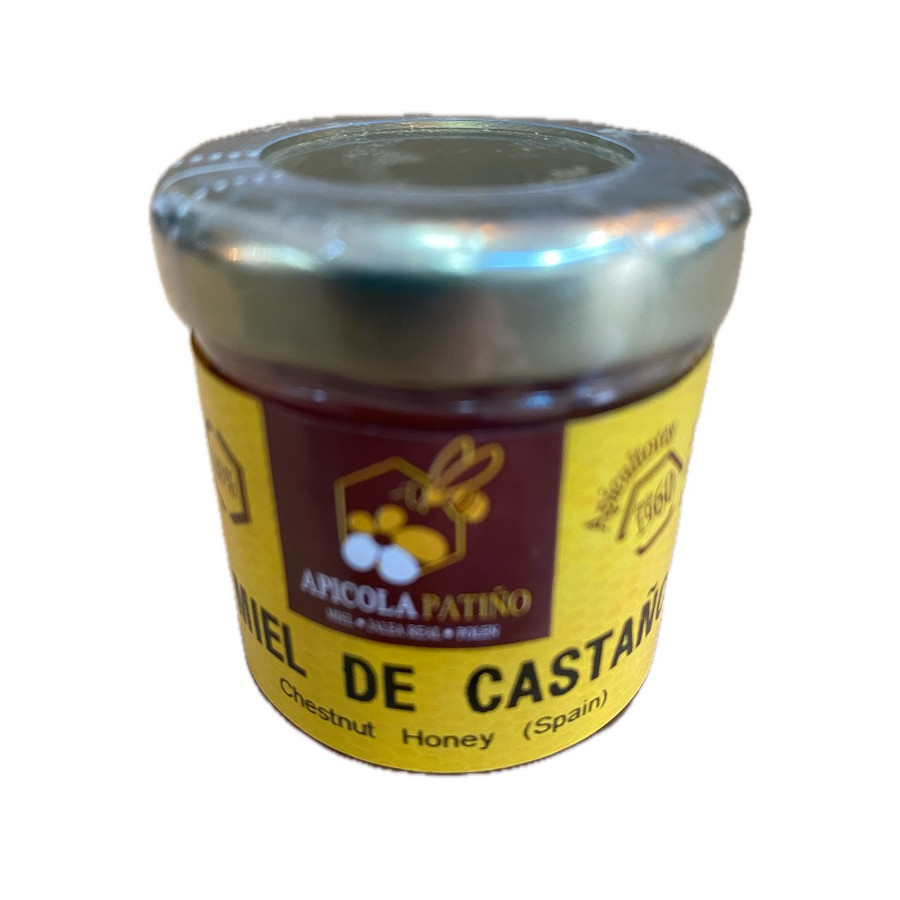 MIEL DE CASTAÑO APÍCOLA PATIÑO 60 G – TARRO ARTESANAL DE CONIL (CÁDIZ)