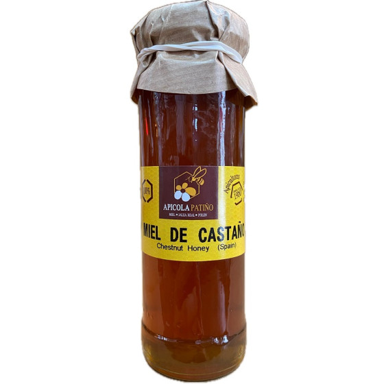 MIEL DE CASTAÑO GOURMET APÍCOLA PATIÑO 150 G – ARTESANAL DE CONIL (CÁD
