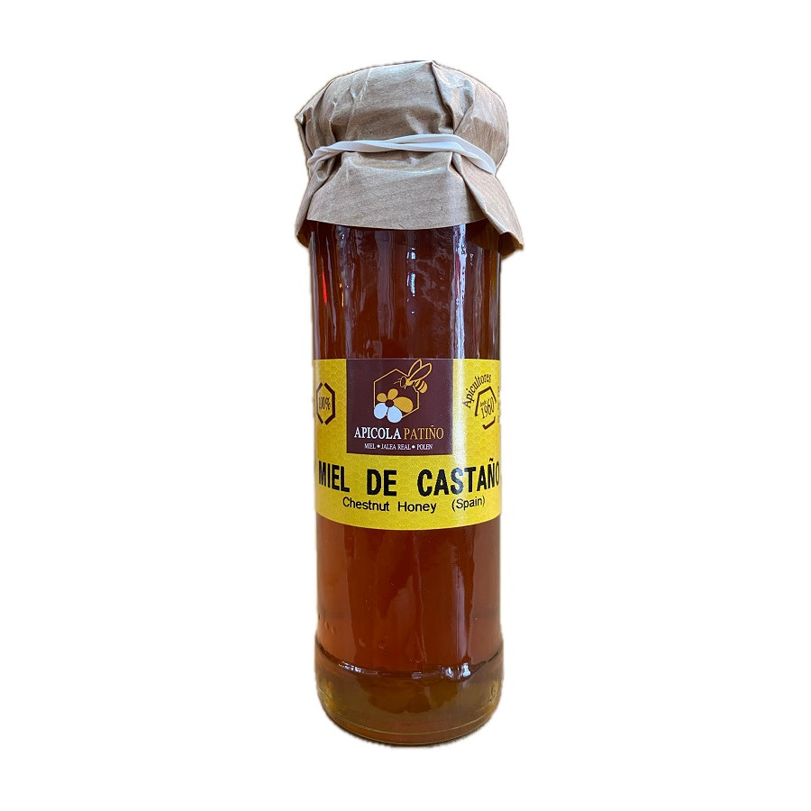 MIEL DE CASTAÑO GOURMET APÍCOLA PATIÑO 150 G – ARTESANAL DE CONIL (CÁD