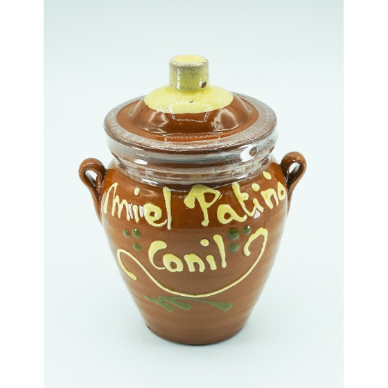 TINAJA DE BARRO 250 gr. MIEL MIL FLORES 100% NATURAL APICOLA PATIÑO