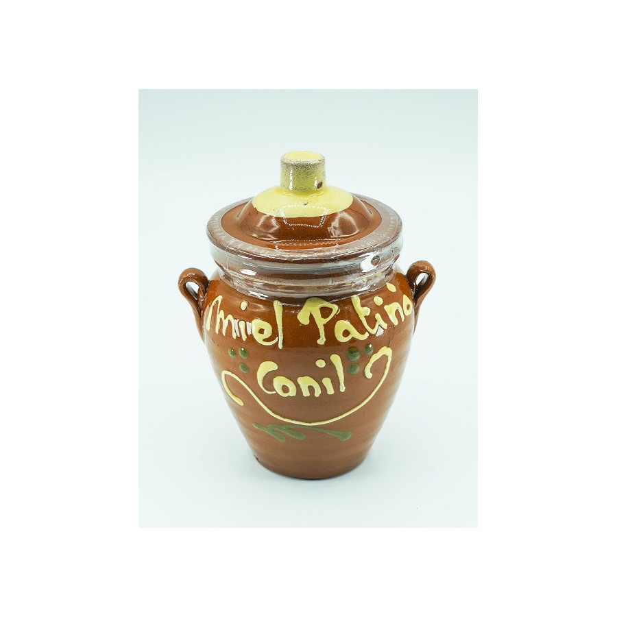 TINAJA DE BARRO 250 gr. MIEL MIL FLORES 100% NATURAL APICOLA PATIÑO