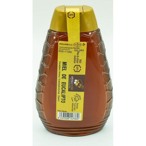 MIEL DE EUCALIPTO TARRO 500 gr ANTIGOTEO. APICOLA PATIÑO CONIL CÁDIZ