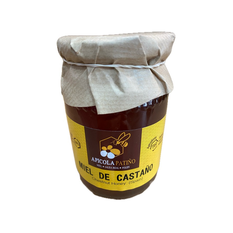 MIEL DE CASTAÑO APÍCOLA PATIÑO 500 G – TARRO ARTESANAL GRAN FORMATO DE