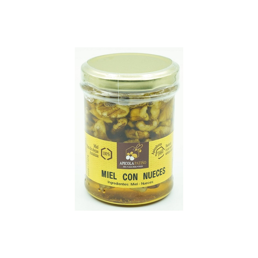 MIEL CON NUECES TARRO 250 gr APICOLA PATIÑO CONIL CADIZ