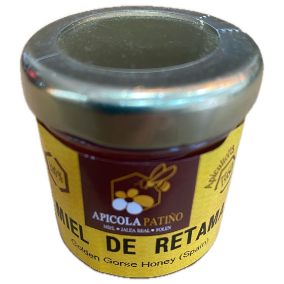 MIEL DE RETAMA APÍCOLA PATIÑO 60 G – TARRO ARTESANAL DE CONIL (CÁDIZ)