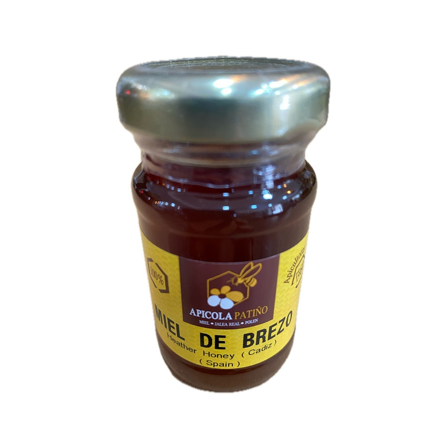 MIEL DE BREZO APÍCOLA PATIÑO 80 G – TARRO ARTESANAL DE CONIL (CÁDIZ)