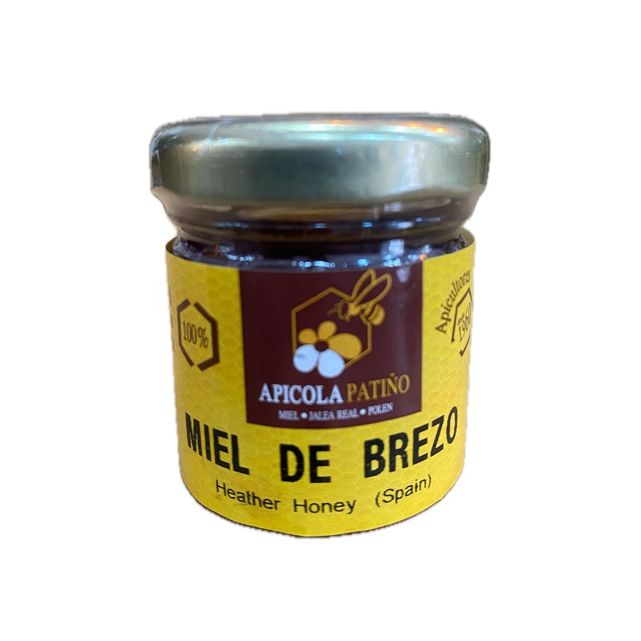 MIEL DE BREZO APÍCOLA PATIÑO 60 G – TARRO ARTESANAL DE CONIL (CÁDIZ)