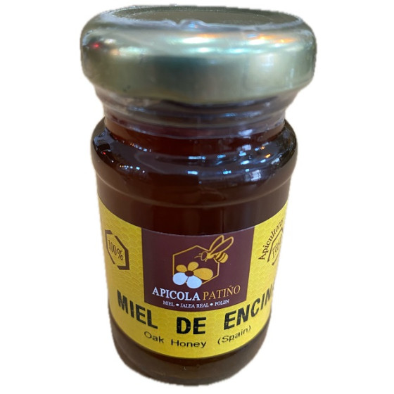 MIEL DE ENCINA APÍCOLA PATIÑO 80 G – TARRO ARTESANAL DE CONIL DE LA FR