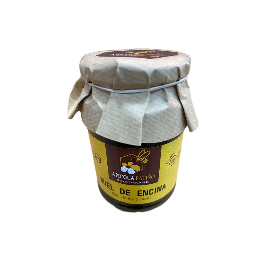 MIEL DE ENCINA APÍCOLA PATIÑO 500 G – MIEL ARTESANAL DE CONIL DE LA FR