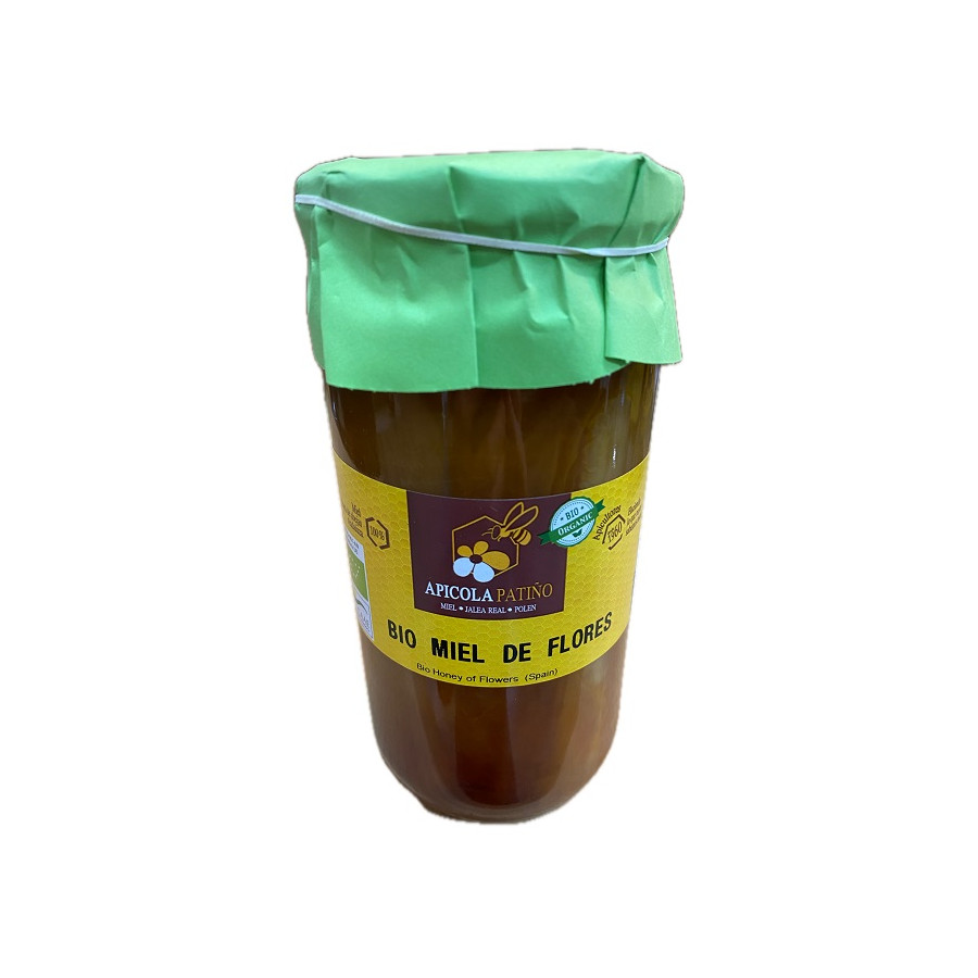 MIEL DE MIL FLORES BIO APÍCOLA PATIÑO 1 KG – CERTIFICADA ECOLÓGICA DE 