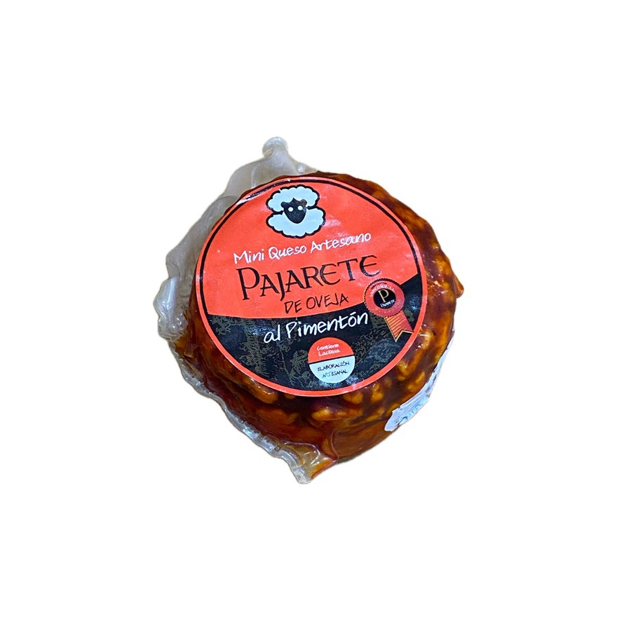 MINI QUESO DE OVEJA AL PIMENTÓN AHUMADO DE LA VERA 95 gr Aprox. QUESOS