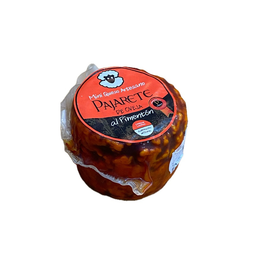 MINI QUESO DE OVEJA AL PIMENTÓN AHUMADO DE LA VERA 95 gr Aprox. QUESOS