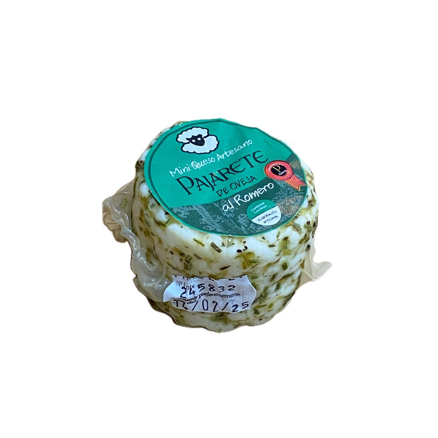 MINI QUESO AL ROMERO SILVESTRE 95 gr Aprox. QUESOS PAJARETE VILAMARTÍN