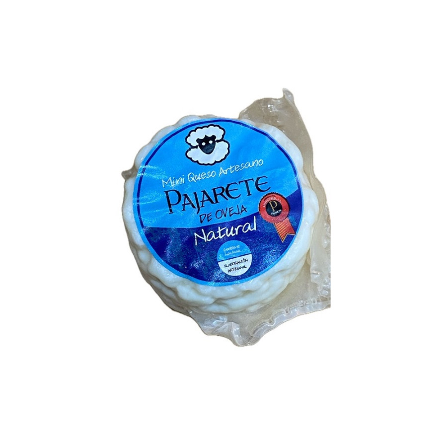 MINI QUESO DE OVEJA AL NATURAL 95 gr Aprox. QUESOS PAJARETE VILLAMARTÍ