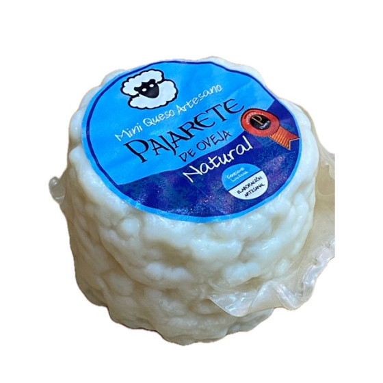 MINI QUESO DE OVEJA AL NATURAL 95 gr Aprox. QUESOS PAJARETE VILLAMARTÍ