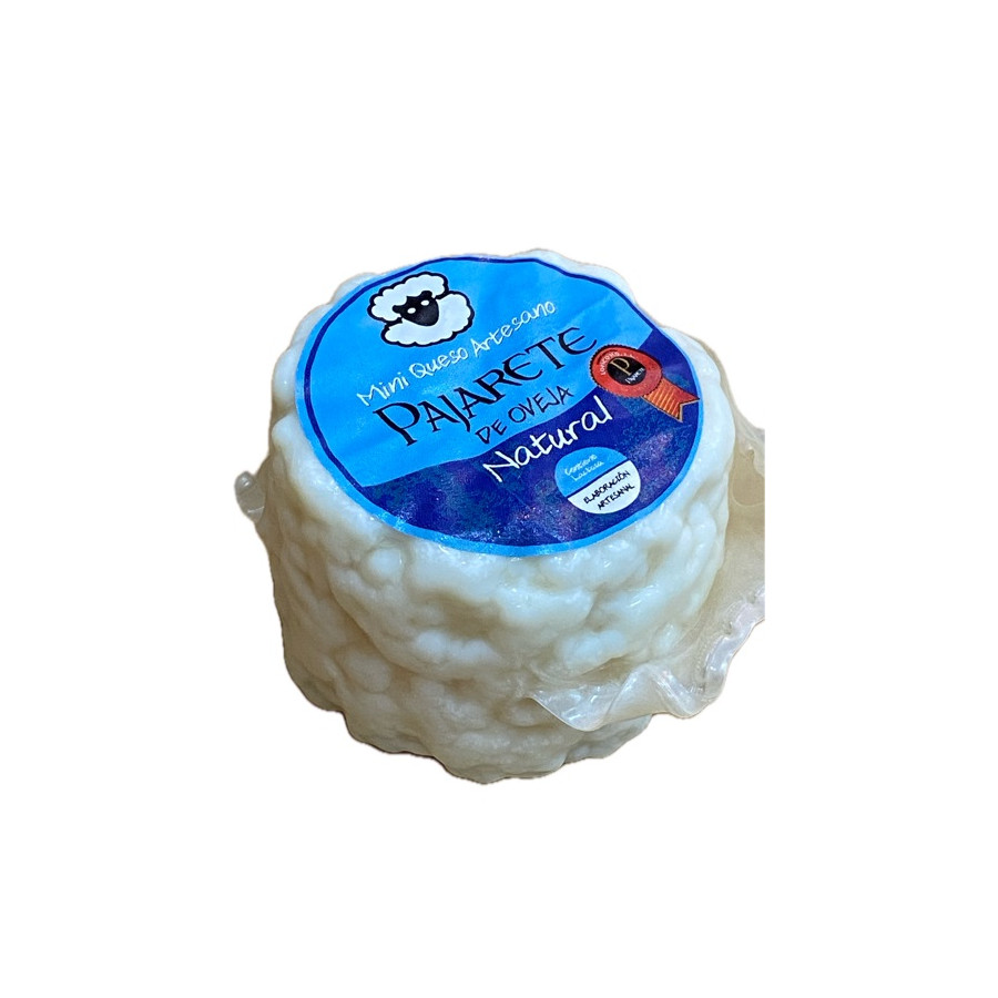 MINI QUESO DE OVEJA AL NATURAL 95 gr Aprox. QUESOS PAJARETE VILLAMARTÍ