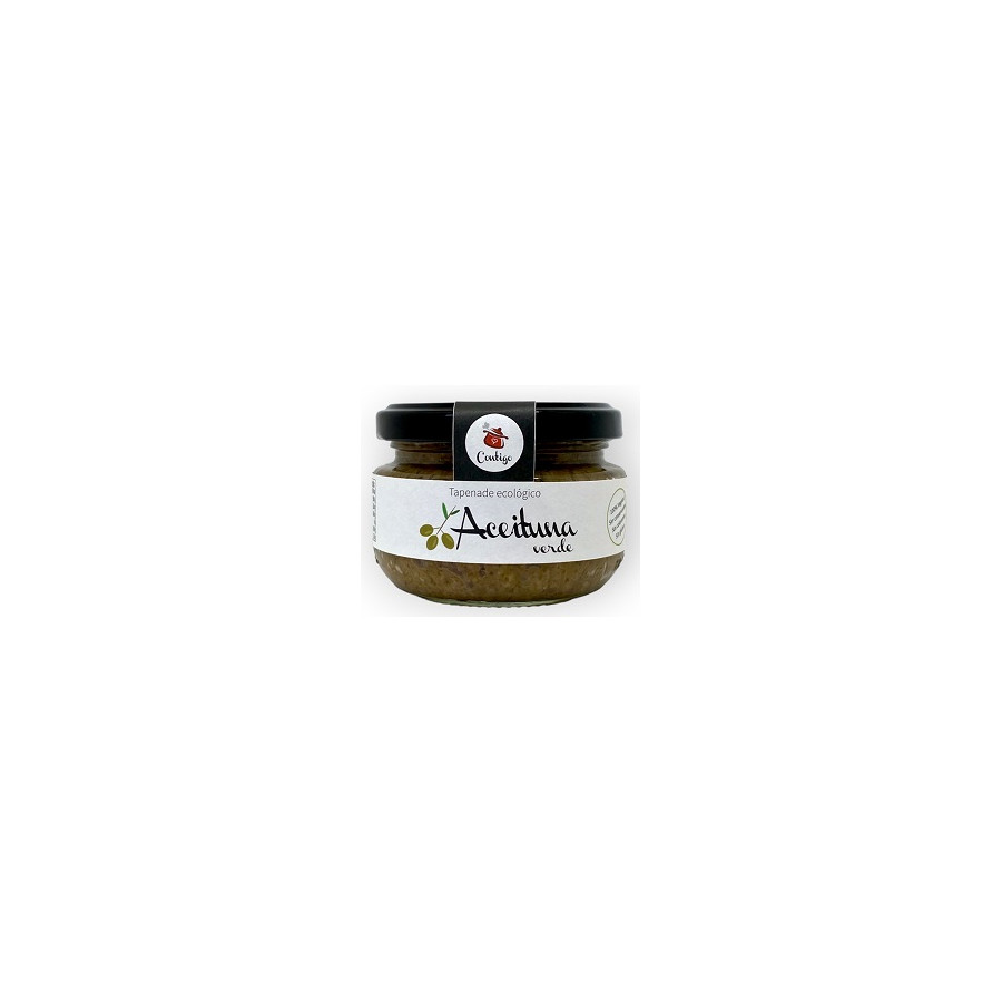 ACEITUNA VERDE TAPENADE ECOLÓGICO 120g CONTIGO CONSERVAS ARTESANALES