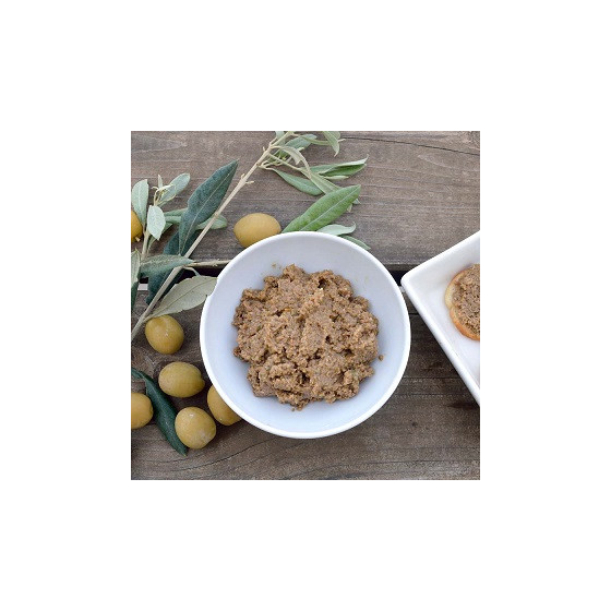 ACEITUNA VERDE TAPENADE ECOLÓGICO 120g CONTIGO CONSERVAS ARTESANALES
