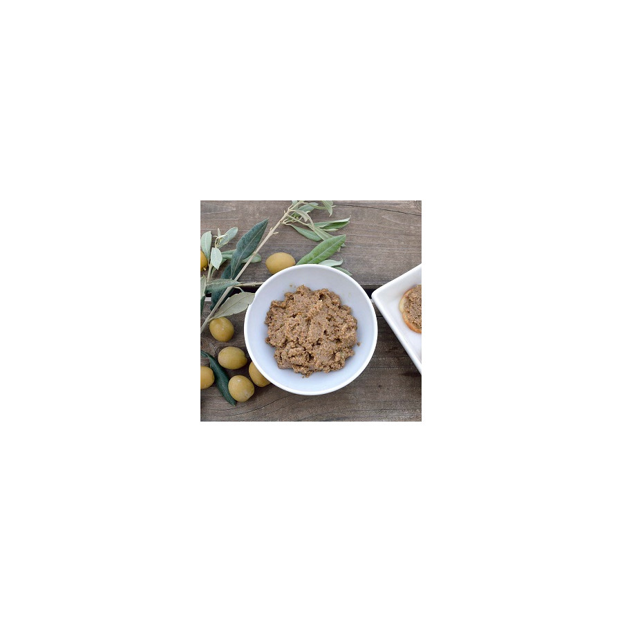 ACEITUNA VERDE TAPENADE ECOLÓGICO 120g CONTIGO CONSERVAS ARTESANALES