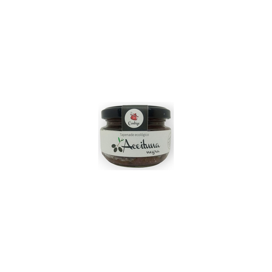 ACEITUNAS NEGRA TAPENADE ECOLÓGICO 120g CONTIGO CONSERVAS ARTESANALES