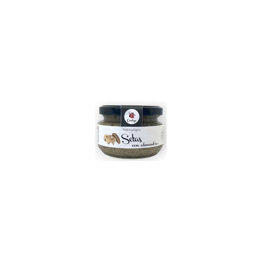 SETAS CON ALMENDRA PATÉ ECOLÓGICO 120 g CONTIGO CONSERVAS ARTESANALES