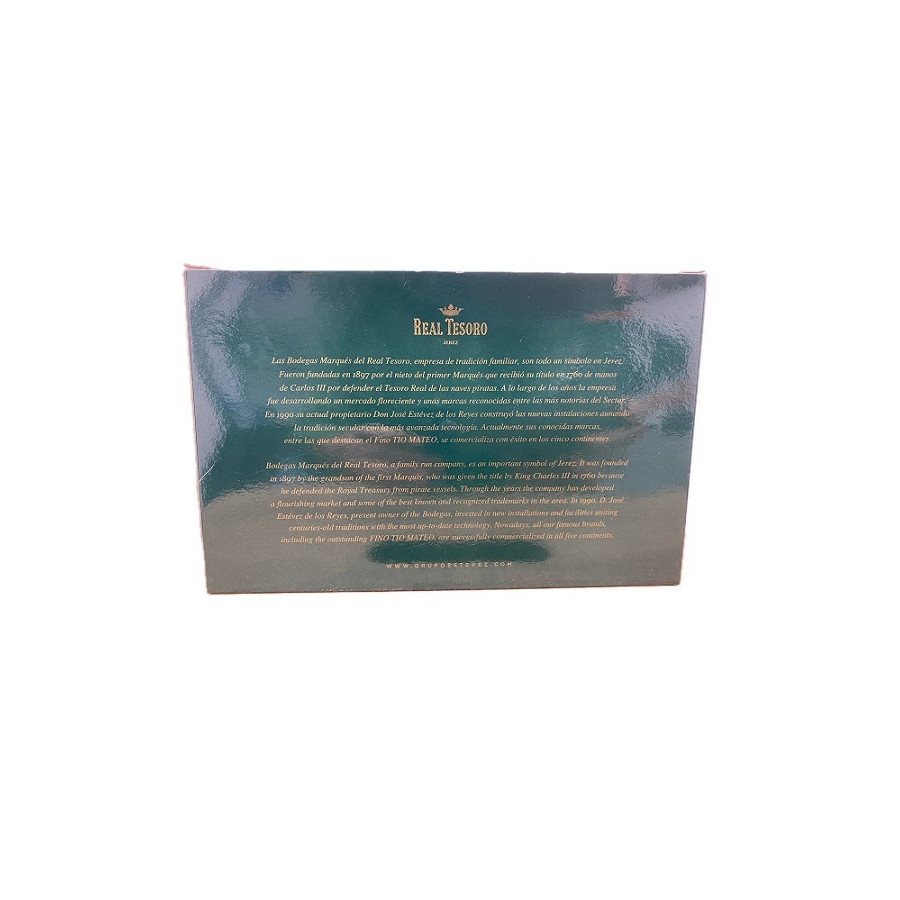CATA VINO DE JEREZ BOTELLAS 100 ml. REAL TESORO BODEGAS JOSÉ ESTÉVEZ