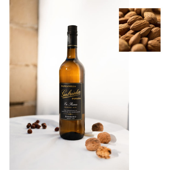 MANZANILLA GABRIELA PASADA EN RAMA 75 cl. BODEGAS BARRERO