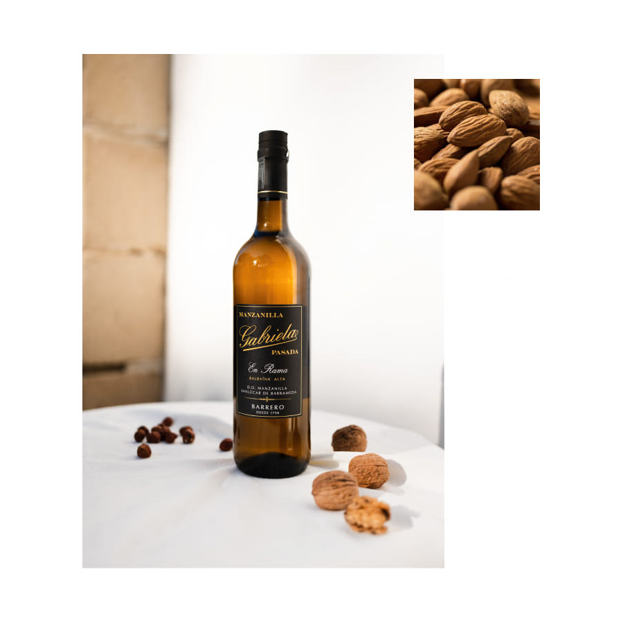 MANZANILLA GABRIELA PASADA EN RAMA 75 cl. BODEGAS BARRERO