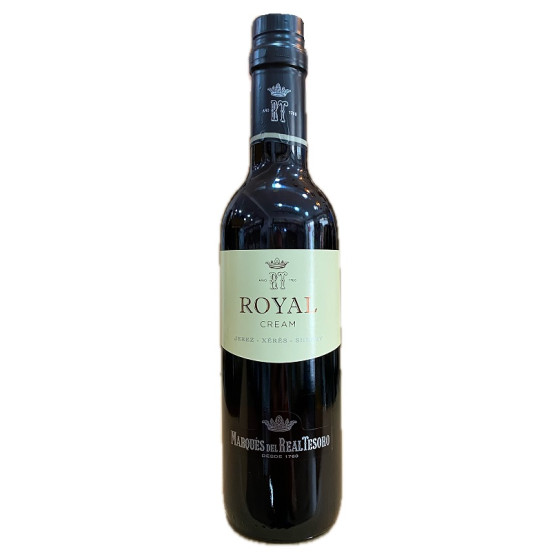 ROYAL CREAM 37,5 CL MARQUÉS DEL REAL TESORO VINO CREAM DE JEREZ, MEZCL