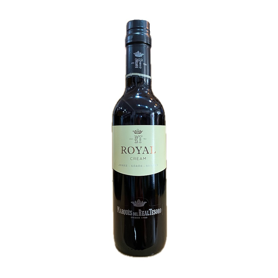 ROYAL CREAM 37,5 CL MARQUÉS DEL REAL TESORO VINO CREAM DE JEREZ, MEZCL