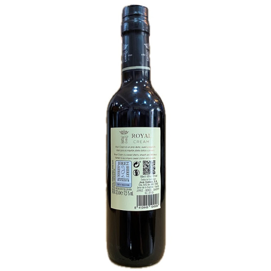 ROYAL CREAM 37,5 CL MARQUÉS DEL REAL TESORO VINO CREAM DE JEREZ, MEZCL