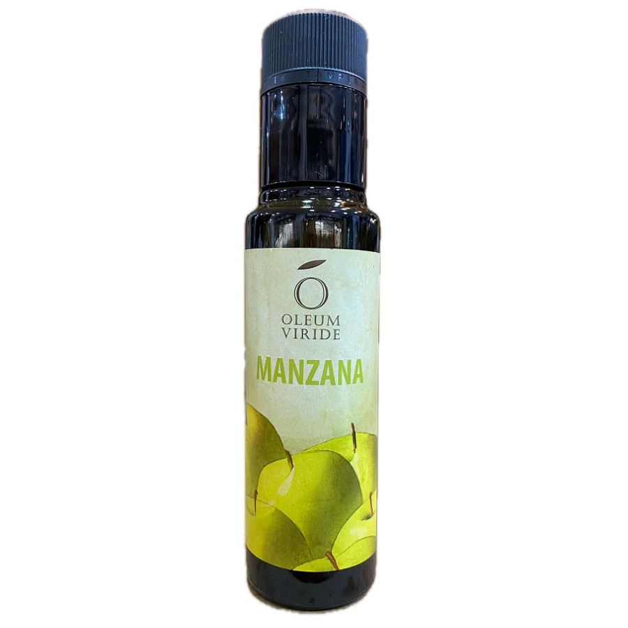ACEITE DE OLIVA VIRGEN EXTRA CON MANZANA OLEUM VIRIDE 100ML – ZAHARA D