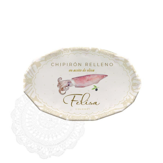 CHIPIRONES RELLENOS EN ACEITE DE OLIVA 110G FELISA GOURMET BARBATE