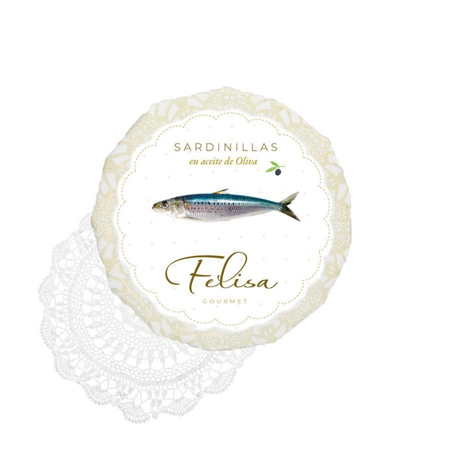 SARDINILLAS EN ACEITE DE OLIVA LATA 115gr FELISA GOURMET BARBATE