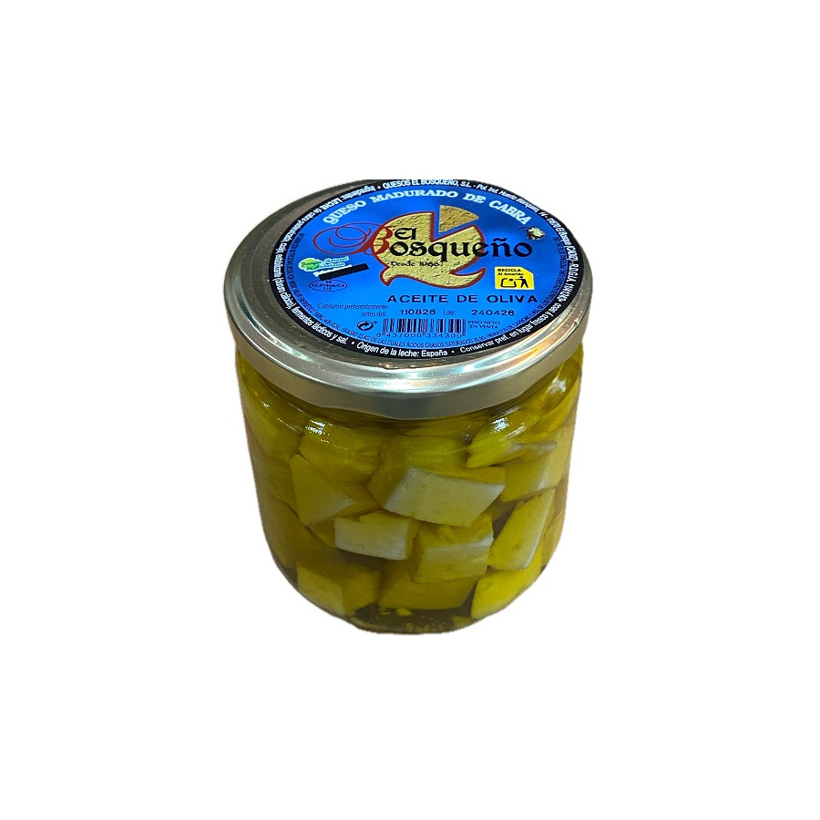 TAQUITOS DE QUESO DE CABRA EN ACEITE DE OLIVA 250G EL BOSQUEÑO EL BOSQ