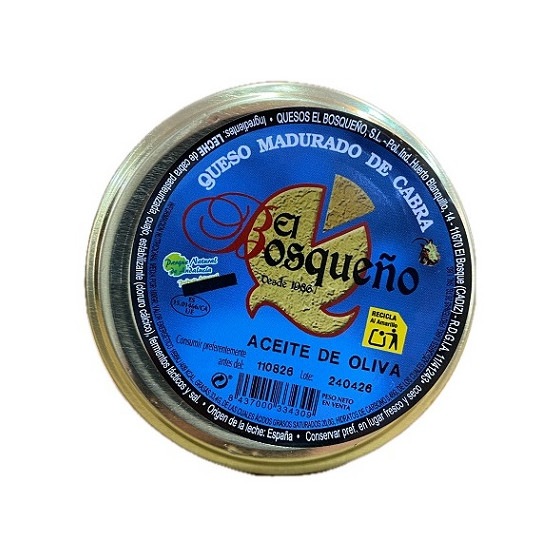 TAQUITOS DE QUESO DE CABRA EN ACEITE DE OLIVA 250G EL BOSQUEÑO EL BOSQ