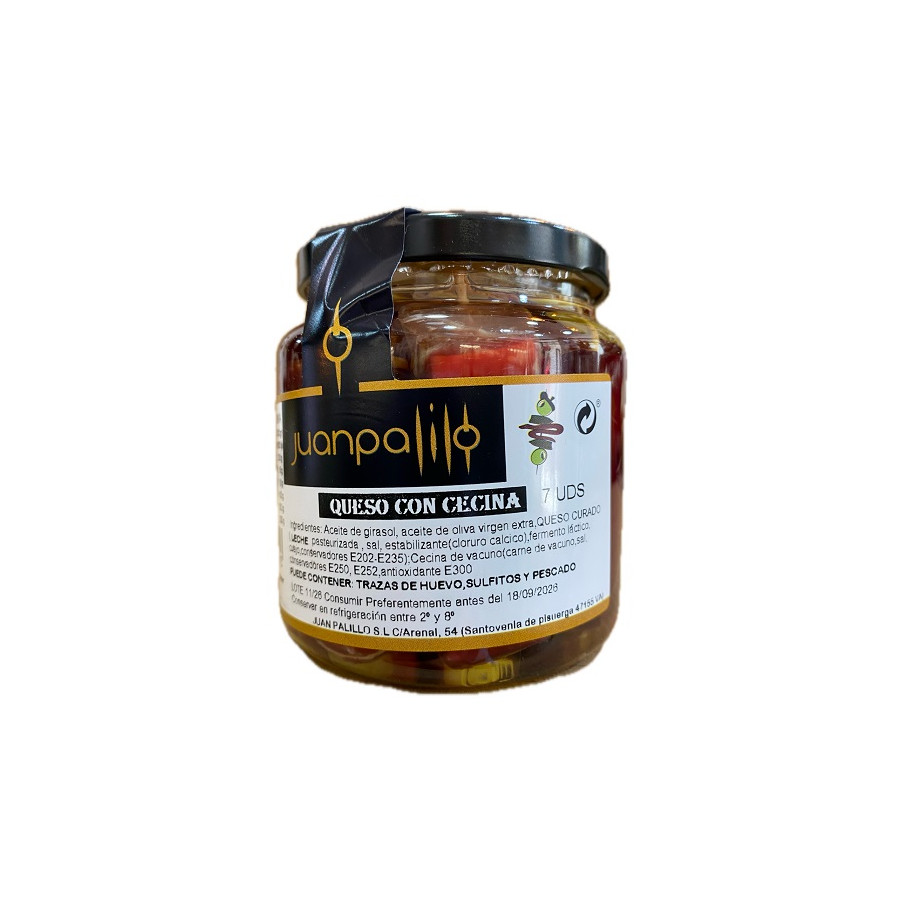 BANDERILLAS DE QUESO CON CECINA 7 UNIDADES –  (SANTOVENIA DE PISUERGA)