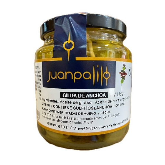 GILDAS DE ANCHOA TRADICIONALES 7 UNIDADES – (SANTOVENIA DE PISUERGA)