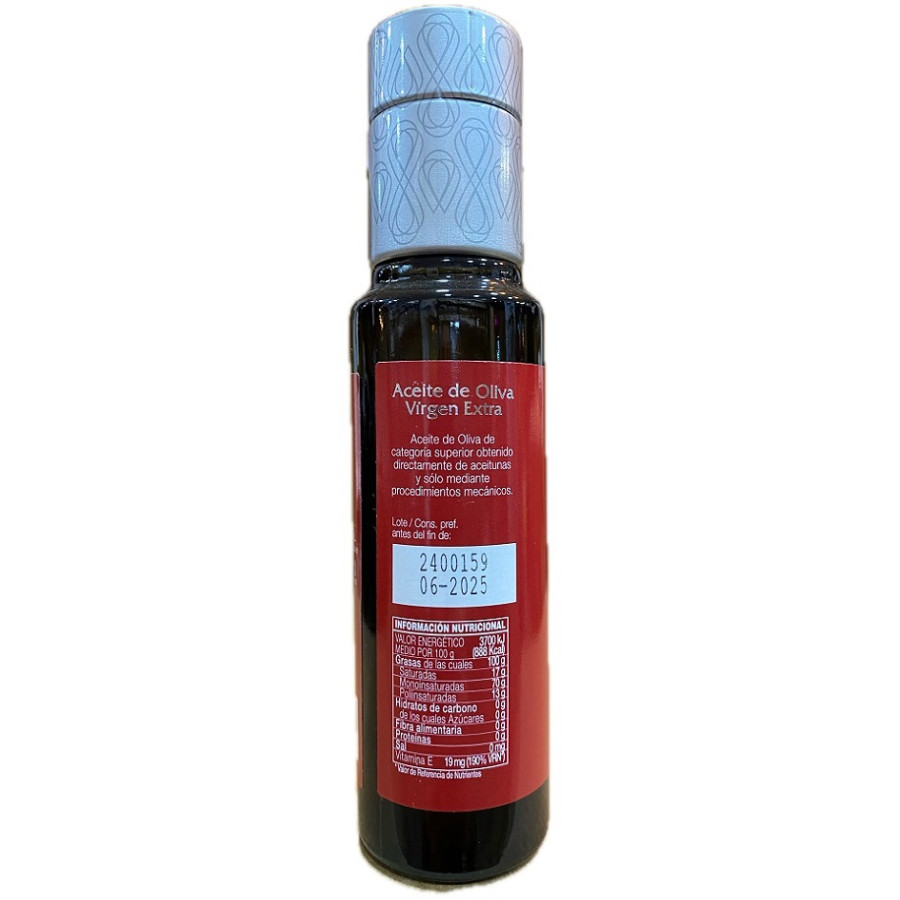 BOTELLA 100 ml ALMAOLIVA ARBEQUINO ALMAZARAS DE LA SUBBÉTICA